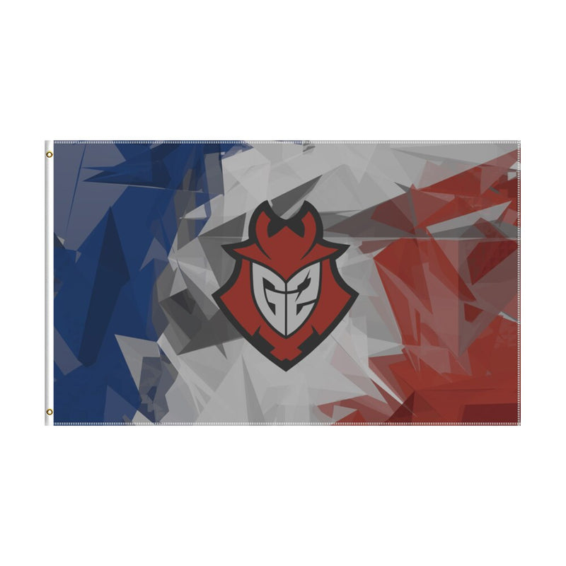 3x5 Ft G2 Flag Polyester Digital Printed Logo Game Esports Team Banner For Club