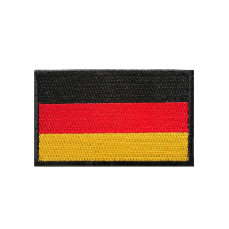 European Countries Flag Patch Badges Hook Loop Russia France Germany Italy Armband 3D Stick on Jacket Backpack Stickers