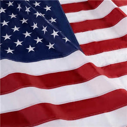 Embroidered Stars USA Flag United States 3x5 4x6 5x8 6x10 ft Sewn Stripes Brass Grommets Decoration American Flags And Banners