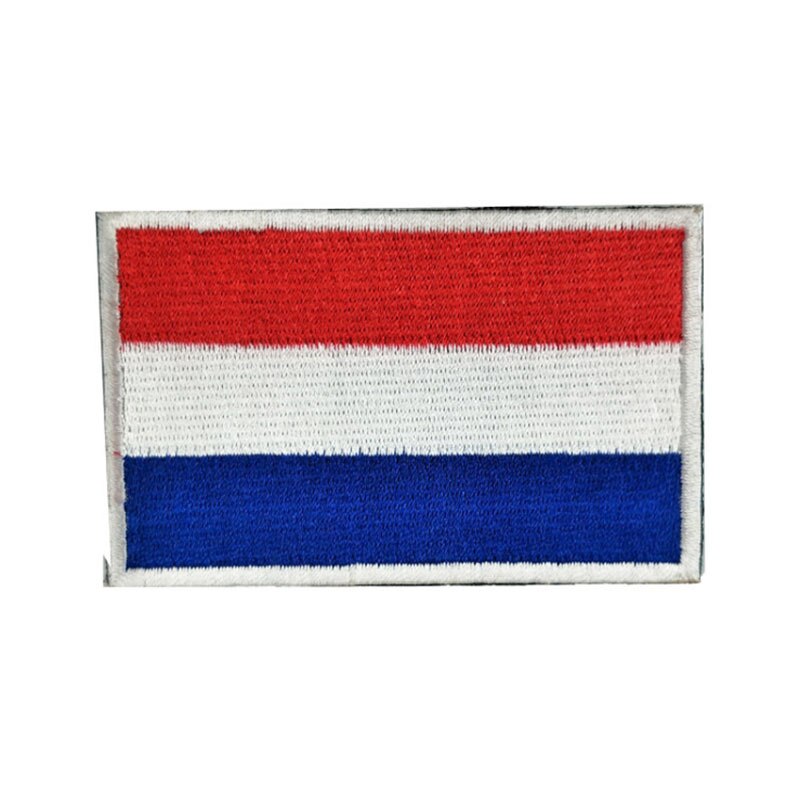 European Countries Flag Patch Badges Hook Loop Russia France Germany Italy Armband 3D Stick on Jacket Backpack Stickers