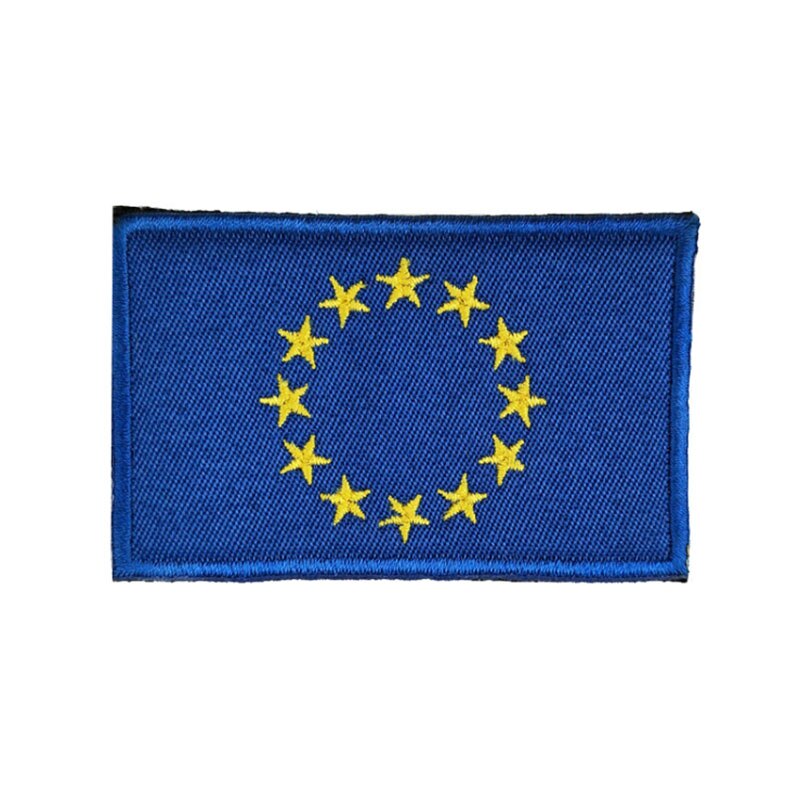 European Countries Flag Patch Badges Hook Loop Russia France Germany Italy Armband 3D Stick on Jacket Backpack Stickers