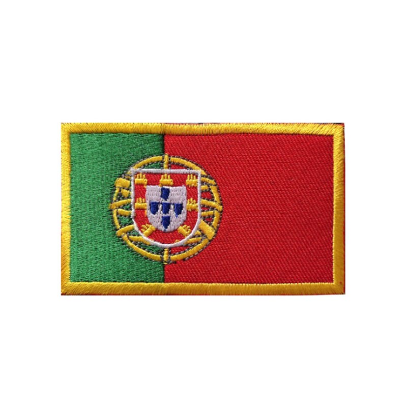 European Countries Flag Patch Badges Hook Loop Russia France Germany Italy Armband 3D Stick on Jacket Backpack Stickers