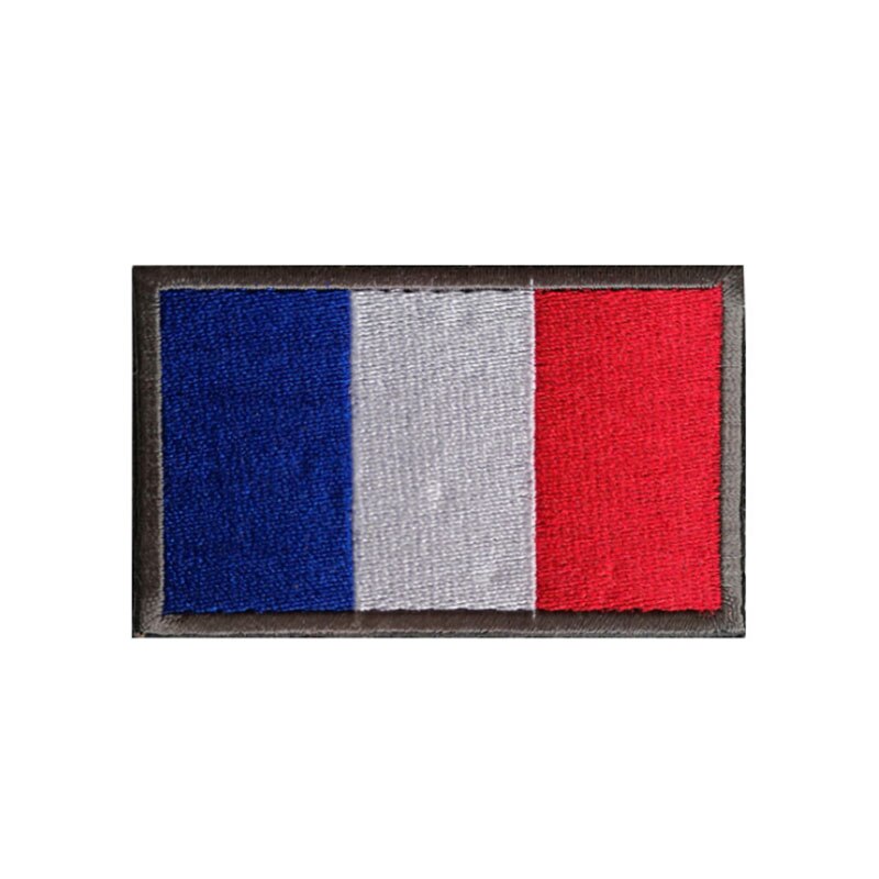 European Countries Flag Patch Badges Hook Loop Russia France Germany Italy Armband 3D Stick on Jacket Backpack Stickers