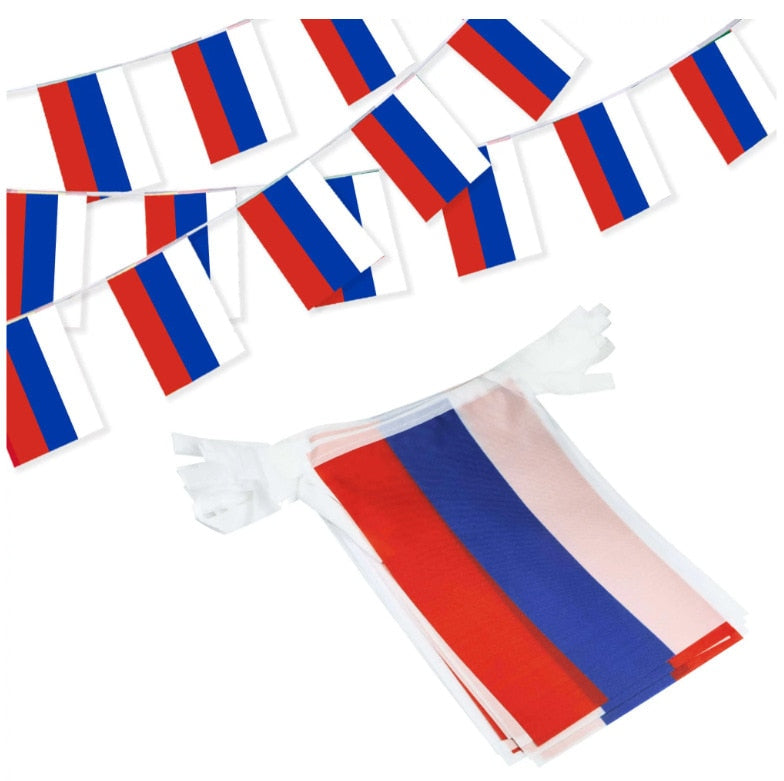 20 Pcs of National Flags Hang On String The Countries Around The World Hanging Banner Outdoor Bunting Worldwide Flag Room Decor