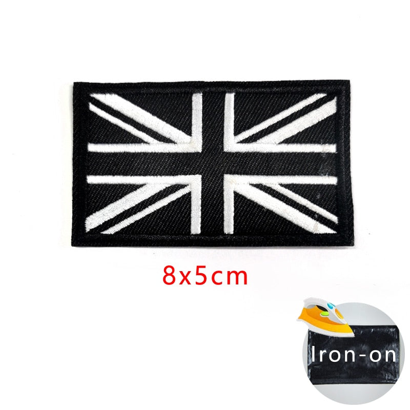 Tactical Military Patch Flag Israel Turkey Germany Russia Spain Australia Usa Switzerland South Korea Badge Embroidered Iron On