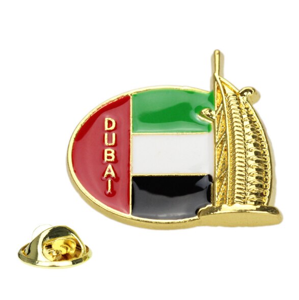 Flag Pin Collection Various Countries Flag Lapel Pin World Famous Building Badges Jewelry Gift for Friends