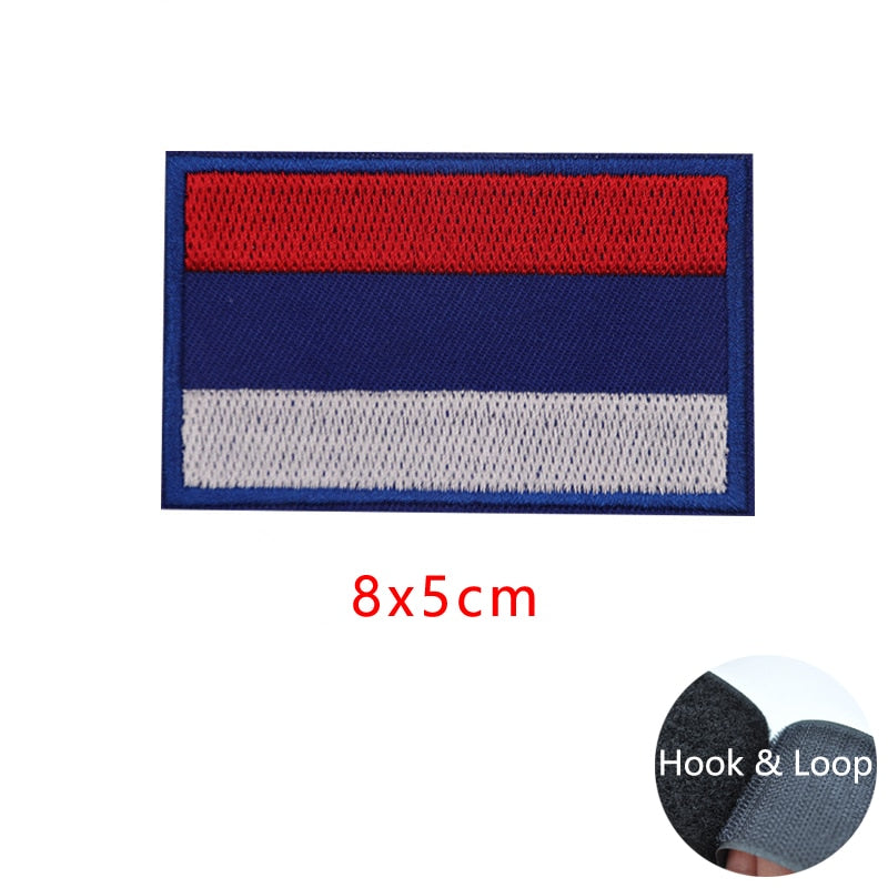 Tactical Military Patch Flag Israel Turkey Germany Russia Spain Australia Usa Switzerland South Korea Badge Embroidered Iron On