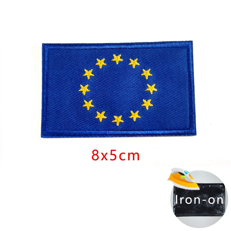 Tactical Military Patch Flag Israel Turkey Germany Russia Spain Australia Usa Switzerland South Korea Badge Embroidered Iron On