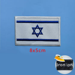 Tactical Military Patch Flag Israel Turkey Germany Russia Spain Australia Usa Switzerland South Korea Badge Embroidered Iron On