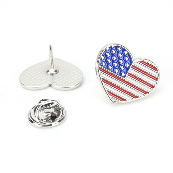 Flag Pin Collection Various Countries Flag Lapel Pin World Famous Building Badges Jewelry Gift for Friends