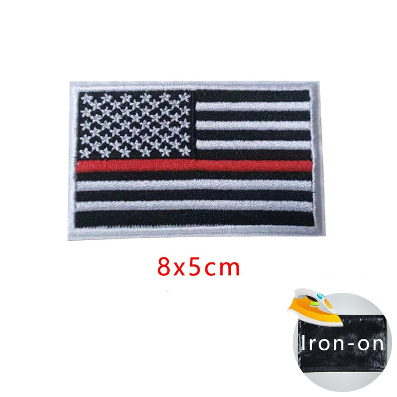 Tactical Military Patch Flag Israel Turkey Germany Russia Spain Australia Usa Switzerland South Korea Badge Embroidered Iron On