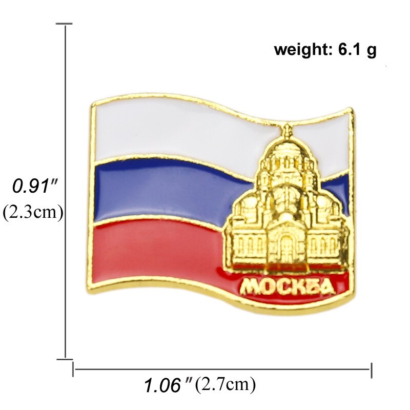 Flag Pin Collection Various Countries Flag Lapel Pin World Famous Building Badges Jewelry Gift for Friends