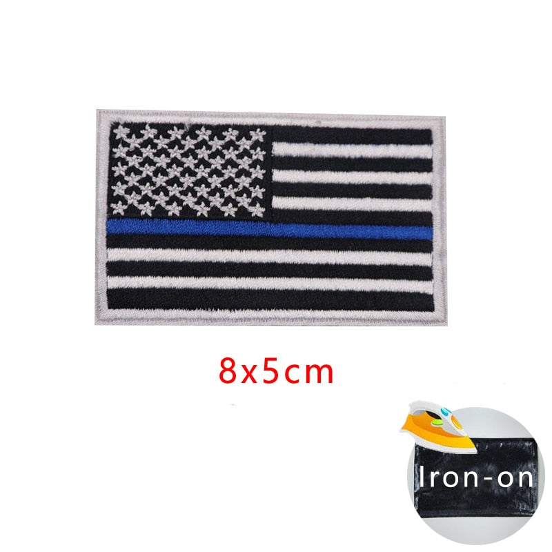 Tactical Military Patch Flag Israel Turkey Germany Russia Spain Australia Usa Switzerland South Korea Badge Embroidered Iron On