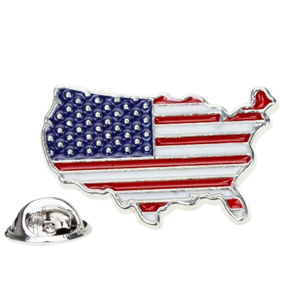 Flag Pin Collection Various Countries Flag Lapel Pin World Famous Building Badges Jewelry Gift for Friends