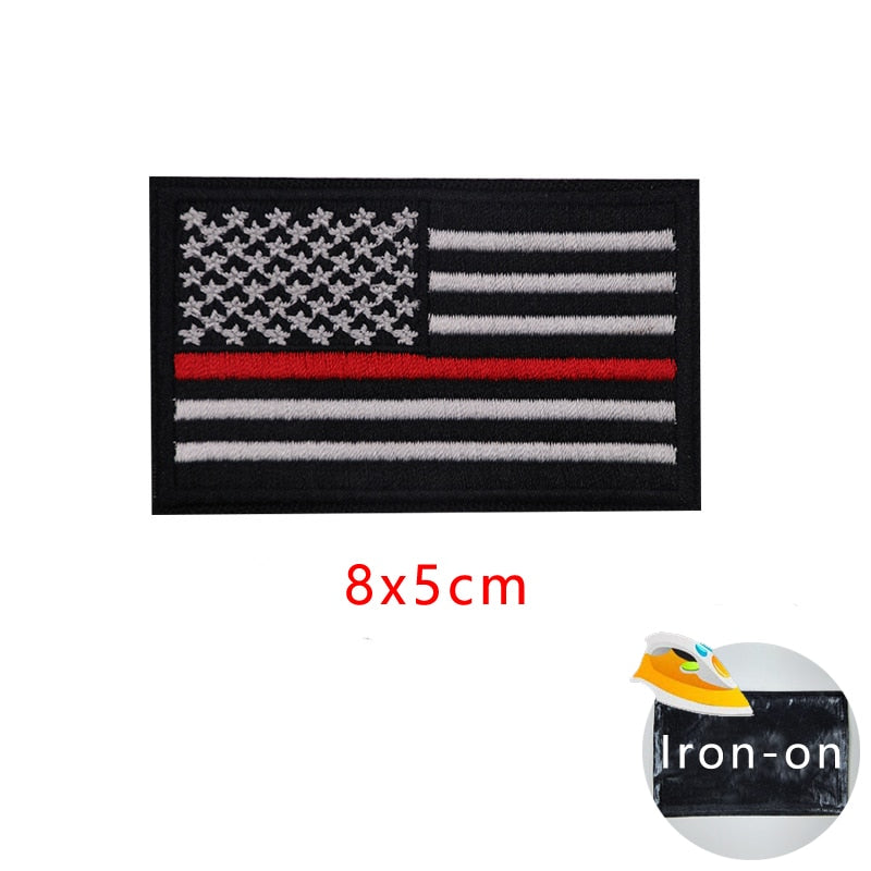 Tactical Military Patch Flag Israel Turkey Germany Russia Spain Australia Usa Switzerland South Korea Badge Embroidered Iron On