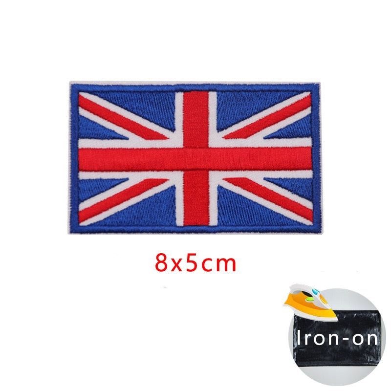 Tactical Military Patch Flag Israel Turkey Germany Russia Spain Australia Usa Switzerland South Korea Badge Embroidered Iron On