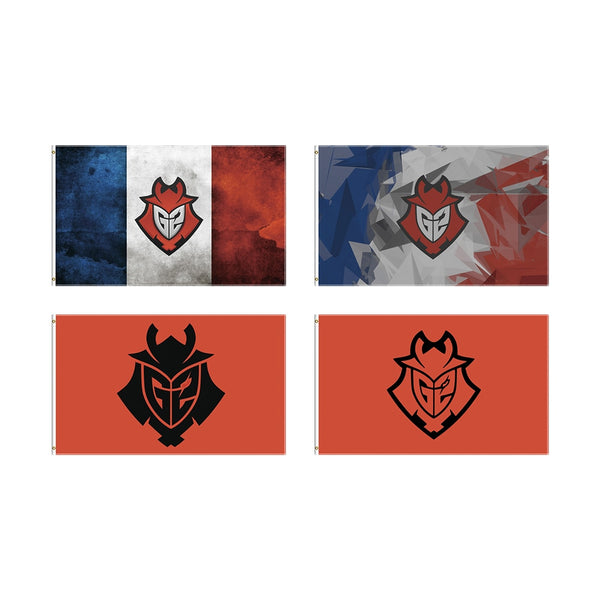 3x5 Ft G2 Flag Polyester Digital Printed Logo Game Esports Team Banner For Club