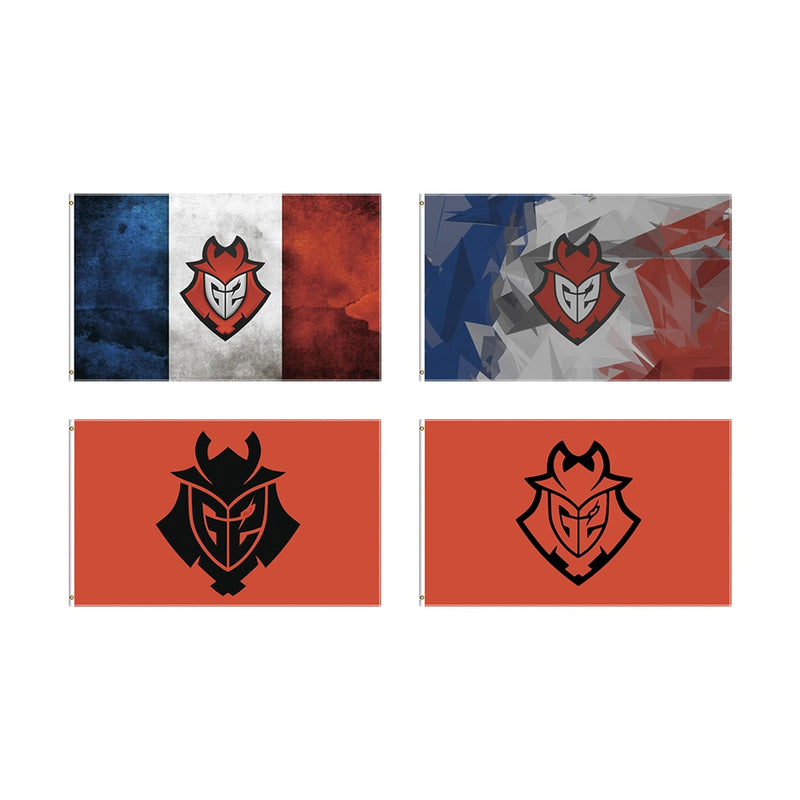 3x5 Ft G2 Flag Polyester Digital Printed Logo Game Esports Team Banner For Club