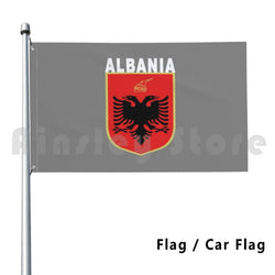 Albania National Sports Design-Albanian Pride Flag Car Flag Funny Albania Albanian Albania Team