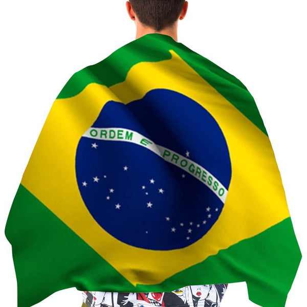 Brazilian National Flags 3x5 Foot Polyester Brazil Flag Decorations Fans Supporting for Sports Events Festivals Celebrations